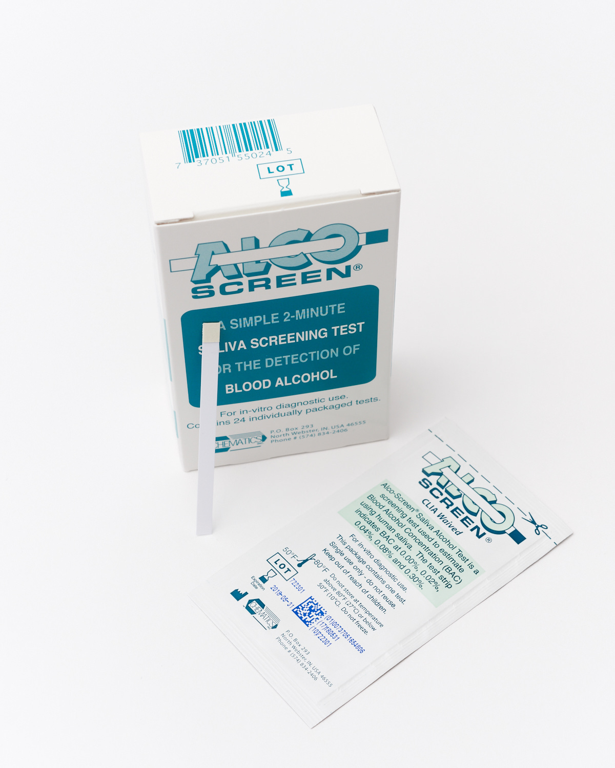 Test Rapid Test Strips Alco-Screen® Saliva Alcoh .. .  .  